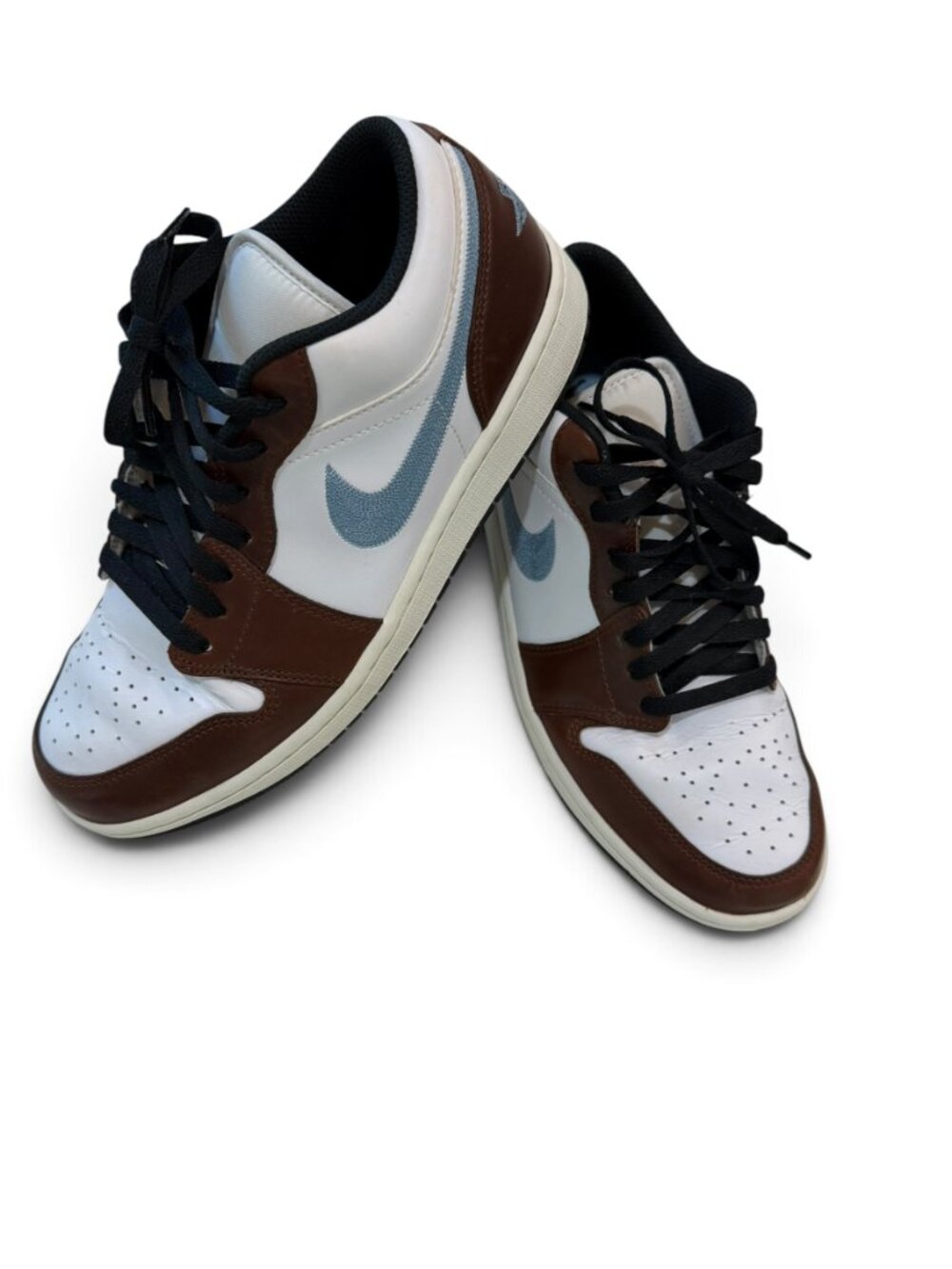 Nike Air Jordan 1 Low SE Brown Blue Grey Men’s 9.5 NWOT FQ7832-142